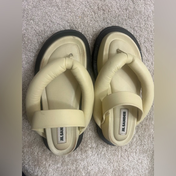Jill Sander sandals yellow 7 - Picture 2 of 10